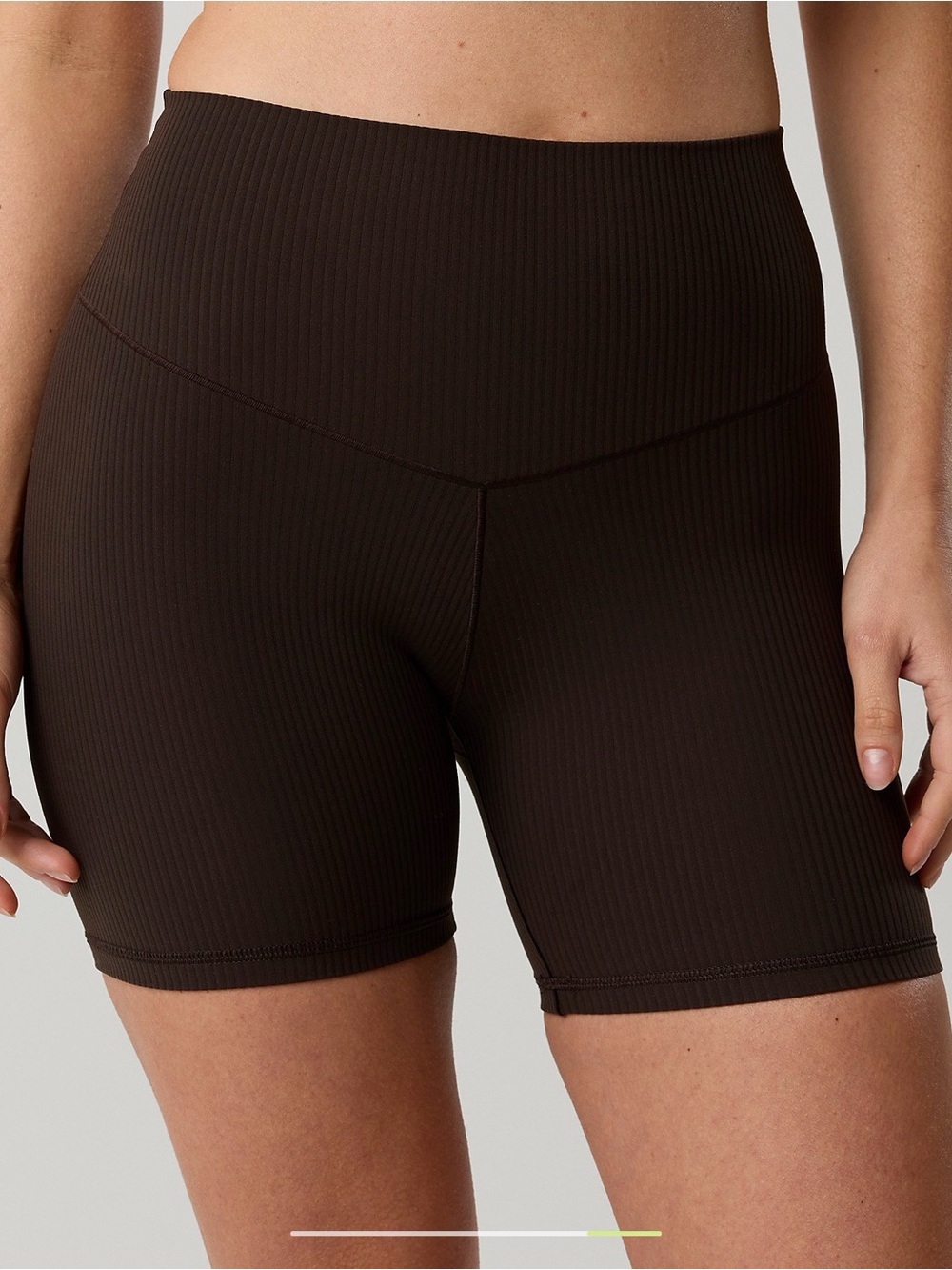 Offline Aerie ribbed brown biker shorts